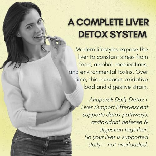 Image of Liver Detox Effervescent Tablets - NAC 600mg + Milk Thistle 600mg (80% Silymarin) | 10 Actives Liver Support Supplement for Antioxidant & Digestive Support | Lemon Flavour | 30 Tablets (Pack 2)
