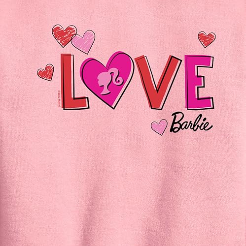 Barbie - Patterned Love - Toddler And Youth Crewneck Fleece Sweatshirt2