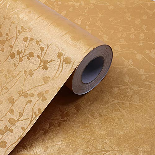 Papel Pintado Autoadhesivo, Vinilo Pegatina Muebles de Cocina Papel Tapiz de Color sólido PVC Impermeable Papel de Contacto, Para El Hogar Sala De Estar Dormitorio Papel De Pared 0.6 * 5M (T)