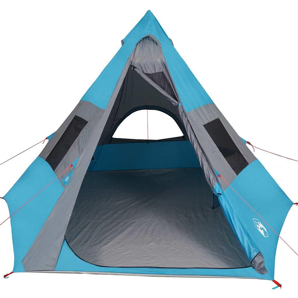 Tipi Campingzelt für Personen grün wasserdicht, 185T Polyester mit PU Beschichtung, x x, leicht, mit Moskitonetz, E Anschluss, für Familie Camping Outdoor Reise