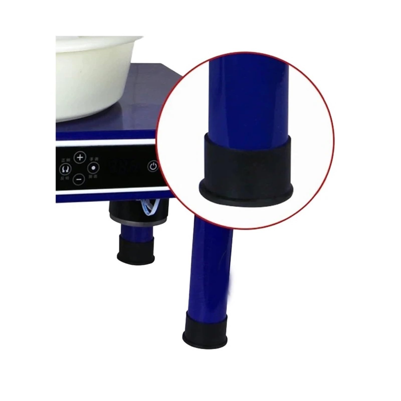 Torno Eléctrico De Cerámica Con Plato Giratorio For Modelar Arcilla, Minimáquina For Manualidades For Adultos, Uso Doméstico, Niños, Enseñanza Escolar, Arte DIY Control Preciso(Blue LCD)