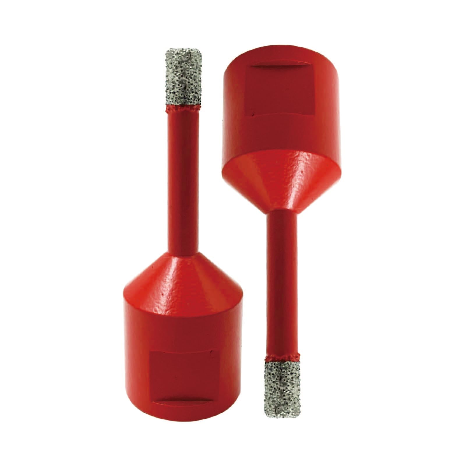 HBKEEN Diamond Core Drill Bit 1/4 Inch (6mm)-2PC, Vaccum Brzaed Diamond Core with 5/8-11 Thread Tile Drill Bits, Diamond Hole Saw for Porcelain