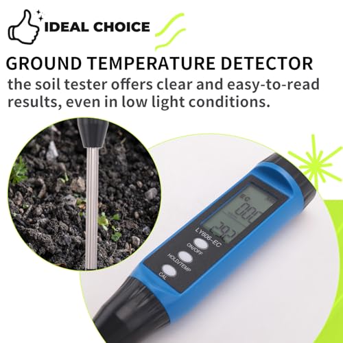 Testeur de nutriments du sol LY606 avec mesure de conductivité EC