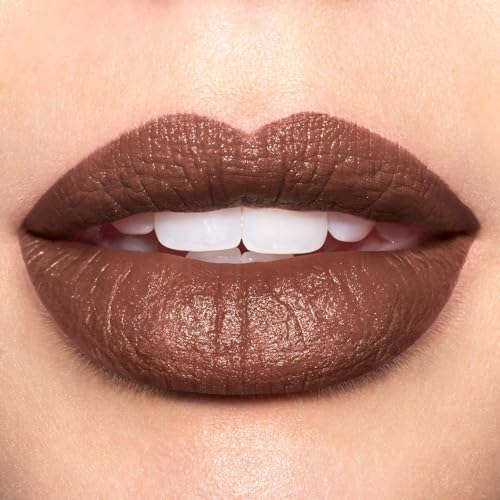 Image of REVLON Super Lustrous Luscious Matte Lipstick, 80% Conditioning Ingredients, intance color, Waterproof, Long-Lasting, 100% Vegan Lipstick, Hot Chocolate (013), 4.25 gm