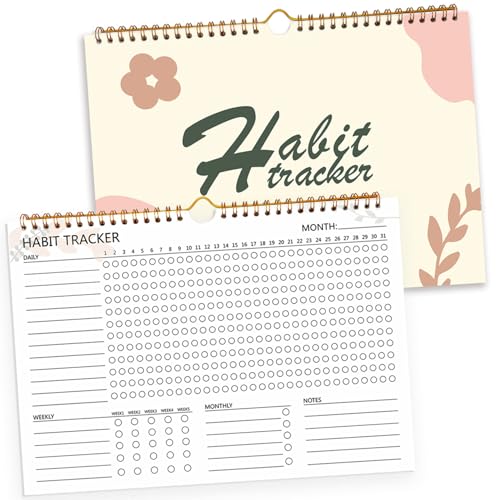 Habit Tracker Calendar - 12 Months Undated Daily Goal and