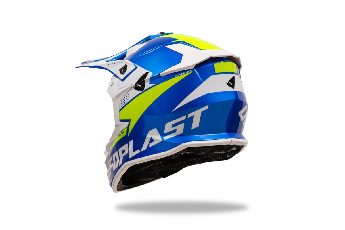UFO PLAST CASCO INTREPID BLU/GIALLO M