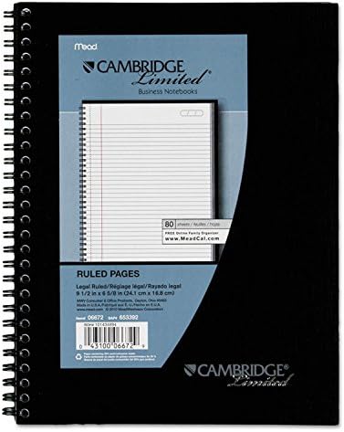 Cambridge Limited Wirebound Business Notebook