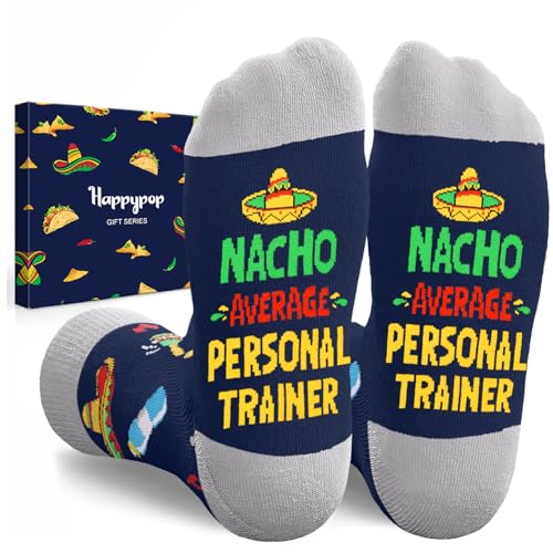 HAPPYPOP Personal Trainer Gifts Box - Gifts for Personal Trainers, Trainer Socks for Men...