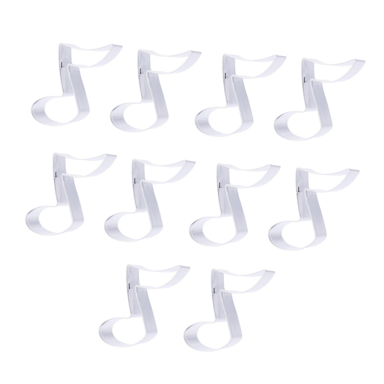 Ciieeo 3 Sets Keksform Elegant Musikalischer Nicht-kuchenausstecher Backwerkzeug Für Den Heimgebrauch Backzubehör 10 Stück * 3