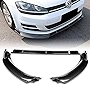 Stay Tuned Performance PU/687/PCF Carbon Fiber Print Front Bumper Body Kit Lip 3PCS Compaitble with 2014-2017 Golf MK7 Model