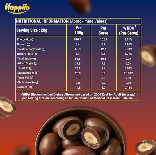 Image of Happilo Chocolate Nuts Almond 45g