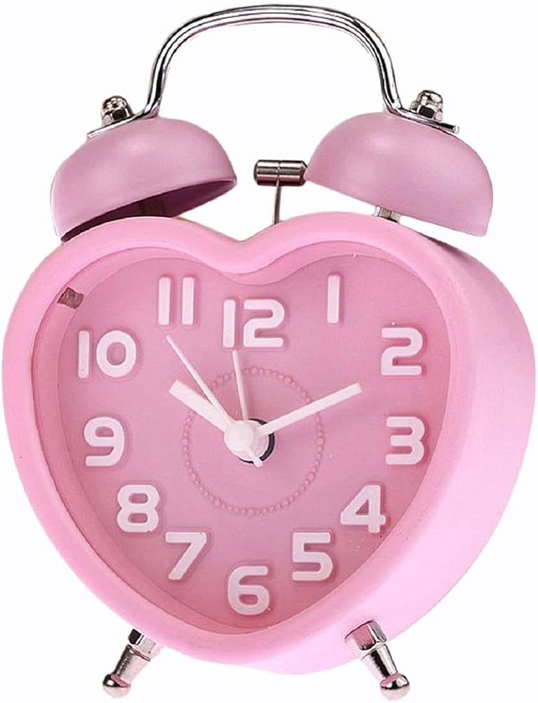Amazon.co.jp: 目覚まし時計 かわいい 小型 ダブルベル ナイトライト