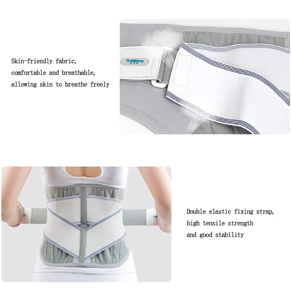 Faja Lumbar Fitness - para el Alivio del Dolor Lumbar - para Hernia de Disco, ciática - con Almohadilla Lumbar extraíble,XXL