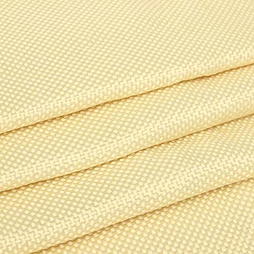 Cosyhat XLJP 1Pc Yellow Kevlar Fabric 100 * 30cm 200gsm Fabric Woven Aramid Fiber Cloth Plain 100cm/39.4'' Width Yellow Color