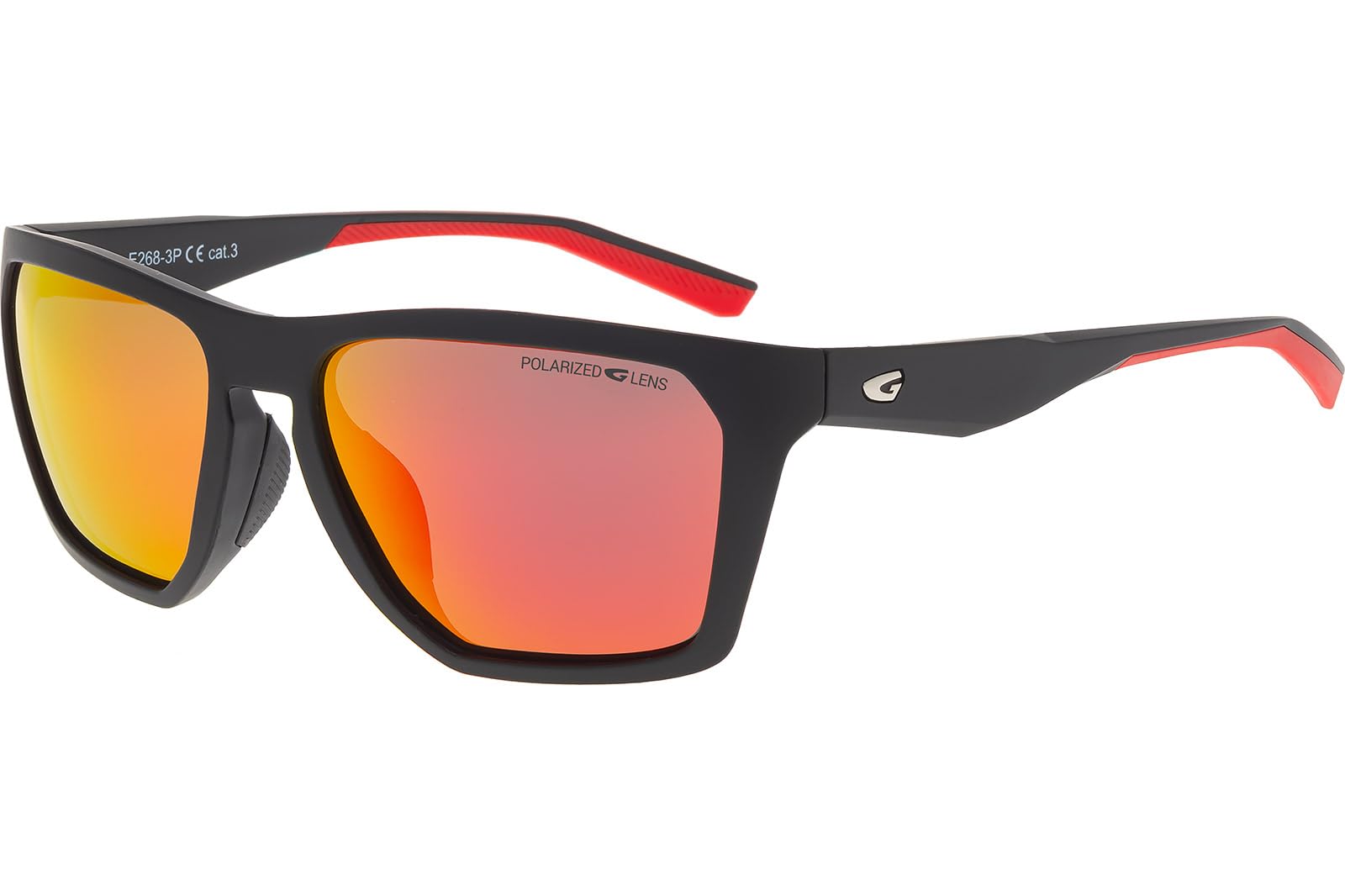 GOG ALTIPLANO Polarisierte Sportsonnenbrille für Damen und Herren – Outdoor-Brille z Mirror-Linsen & UV400 Schutz – Kategorie 3, Leicht & Robust dla Trekking, Wandern & Klettern