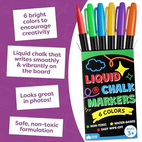 First Day of School Sign Board with Liquid Chalk Markers - 14”x11” Double-Sided & Reusable - My First and Last Day - Back to School Supplies Board for Kindergarten, Preschool