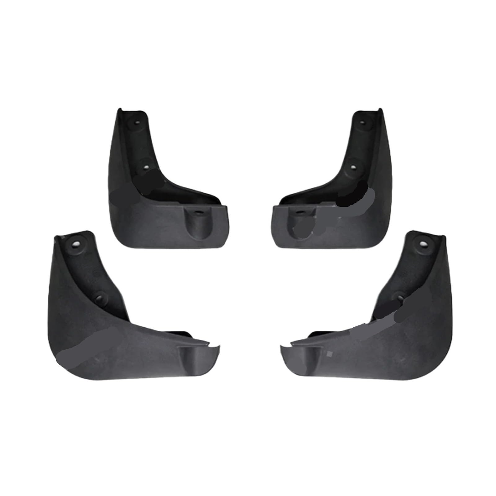 Garde-boue Kia Picanto 2011-2015 bavettes avant sans perçage noir