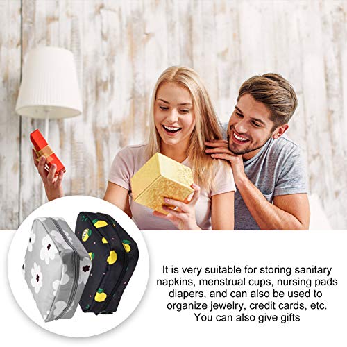 HEALLILY Bolsa de Armazenamento de Absorventes Higiênicos Bolsa de Armazenamento de Absorventes Higi