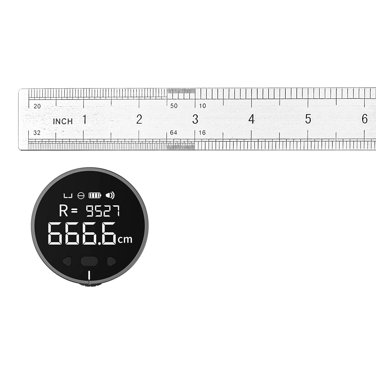 DollaTek Linijka elektroniczna 8 w 1, wy?wietlacz LCD, dalmierz, precyzyjne narz?dzie do r?cznego pomiaru d?ugo?ci do pomiaru krzywych