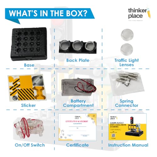 Image of Digital Traffic System DIY Kit | Build, Learn & Play | STEM Toy for Kids Age 8+ | Explore Anti-Collision Systems with AR Experience | Fun Educational Game