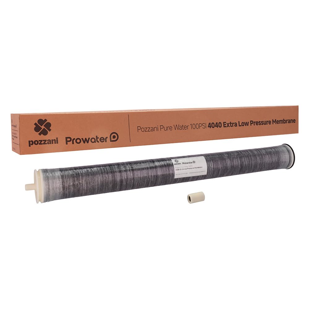Pozzani ProWater 4040 RO/Reverse Osmosis Membrane, 100psi, Extra Low Pressure, RO Systems/Window Cleaning/Fish & Aquariums/Solar Panel, Glass Cleaning