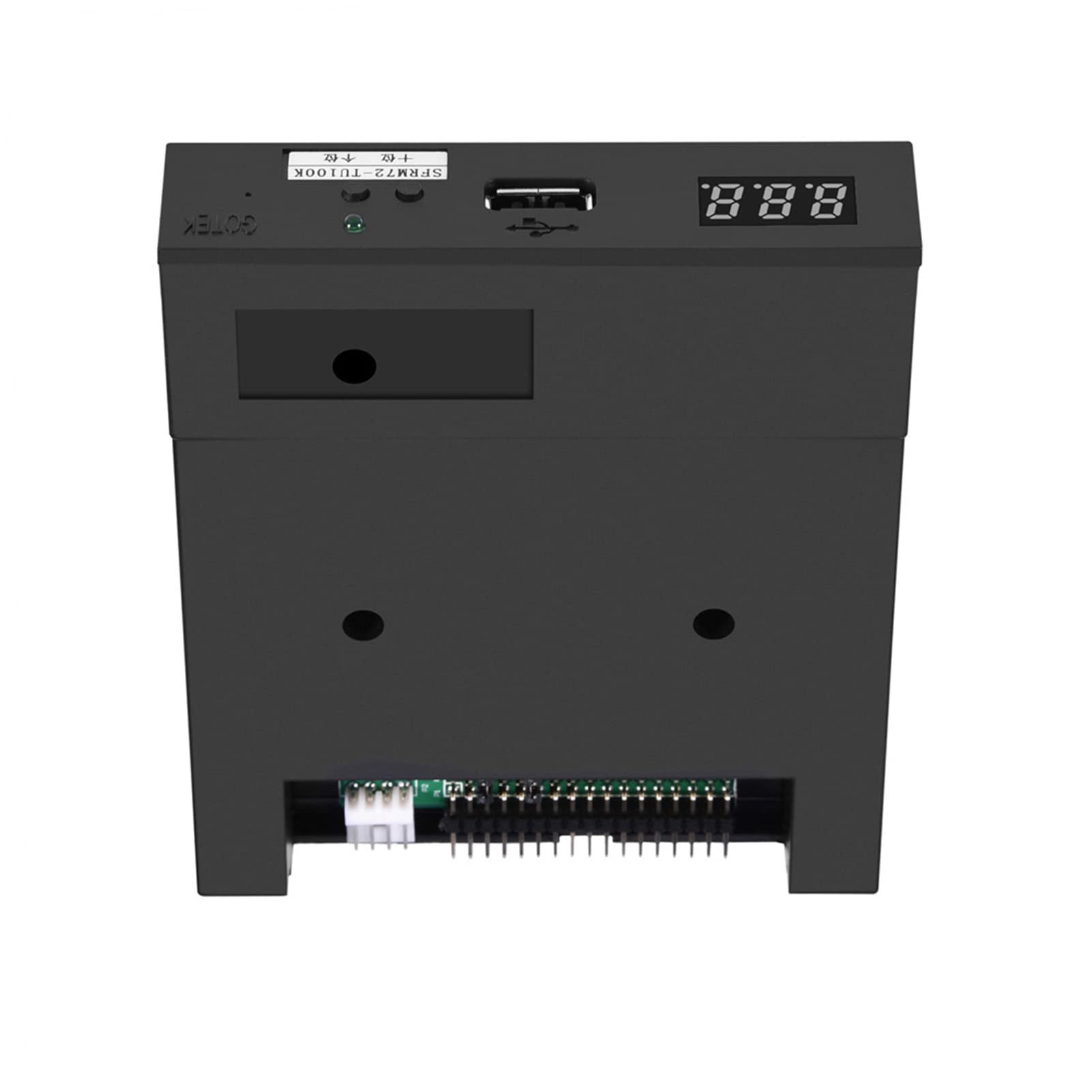 3,5-calowy emulator napędu dyskietek USB, Richer-R SFRM72-TU100K 720K 3,5-calowy emulator napędu dyskietek USB, odpowiedni do przemysłowych urządzeń sterujących Czarny