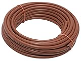 tuberia goteo 20 mm Longitud: 50 m Aqua Control C4017 - Rollo de 50 metros de micro tubo de 4 mm para goteo. Color marrón.