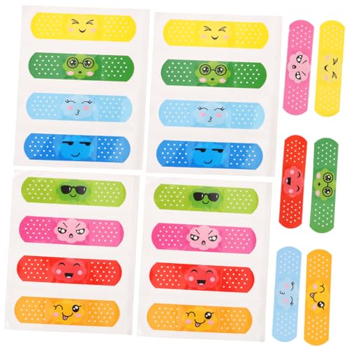 GOOHOCHY 40 piezas Unidades Apósitos Adhesivos Infantiles con Diseño de Dibujos Animados Banda Elástica Transpirable para Heridas Adhesivos Portátiles Cicatrizantes y Resistentes
