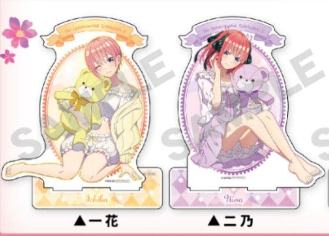 五等分の花嫁　缶バッジくじ　当たり品　ビッグアクリルスタンド　セット 株式会社クラックス on X: 