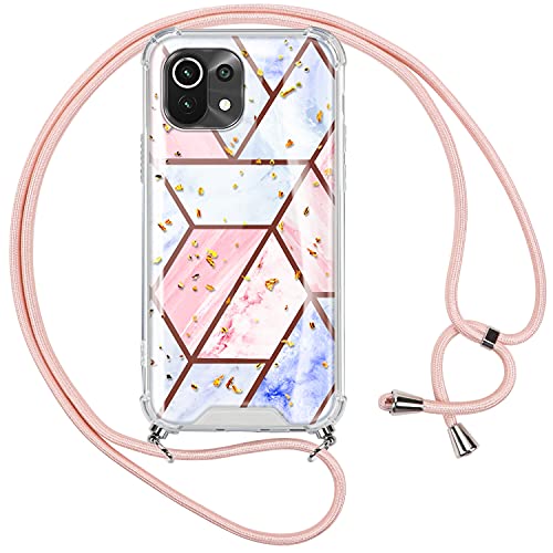 Vauki Glitter Cover con Cordino per Xiaomi Mi 11