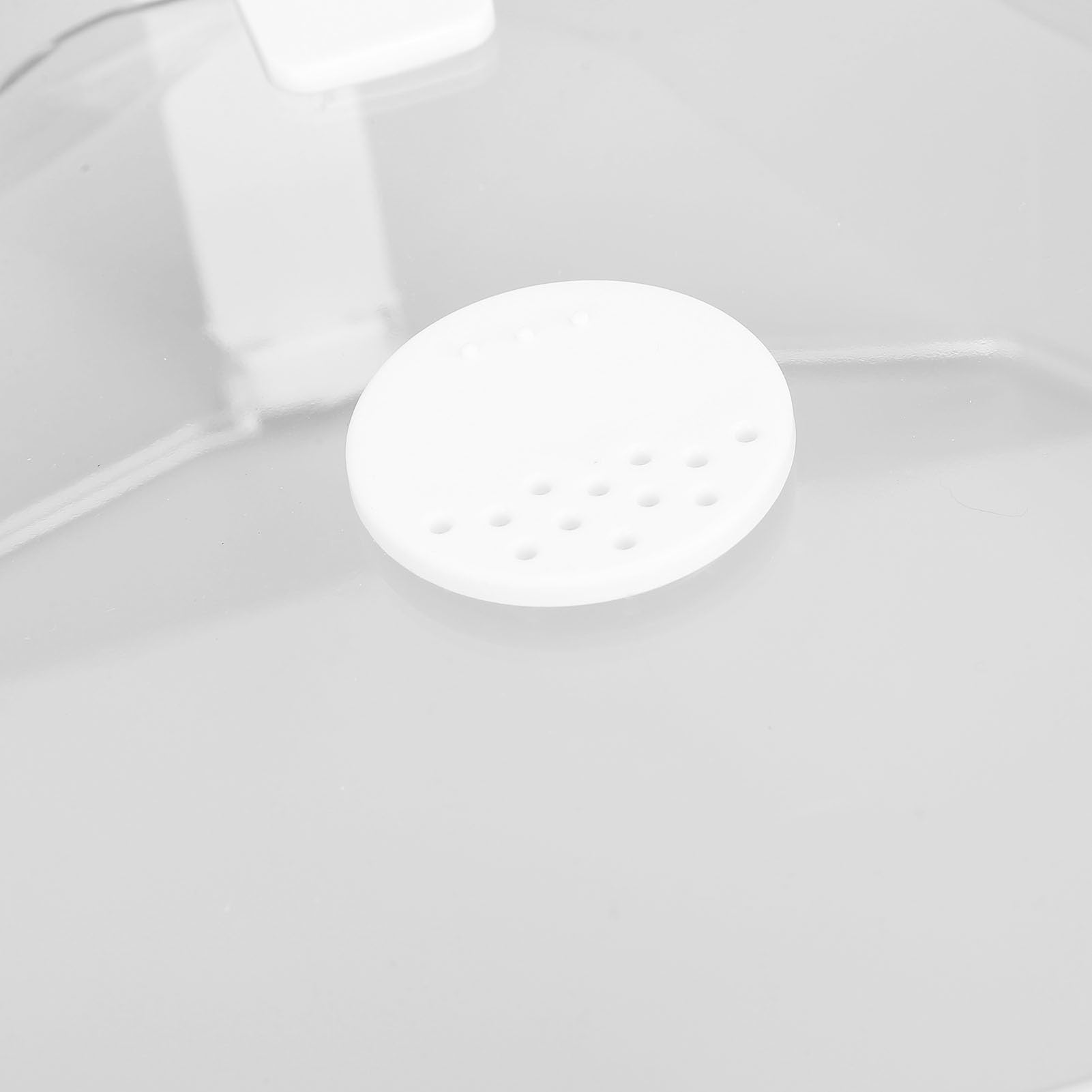 Ejoyous Coprivivande per Microonde, Copripiatti in ABS PC con Presa d'aria Regolabile e Maniglia, Copripiatto da 10,2 X 4,3 Pollici per Riscaldare gli Avanzi di Verdura e Frutta da 104 °F a 312 °F