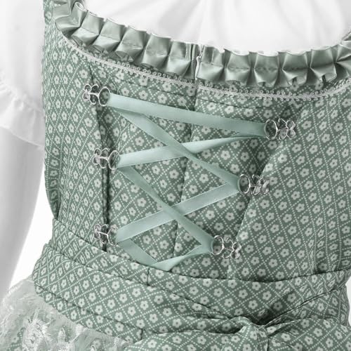 Ensemble de 3 pièces avec chemisier dirndl pour look bavarois