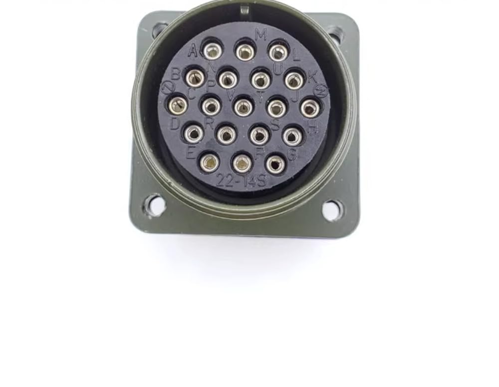 1Pc only not like pic shown 4-axis connector, aviation plug 28-11S 22 pin connector 17 (22-14 Female seat)