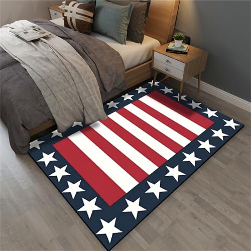 Tapete decorativo bandera americana 4x5 ft miniatura 4