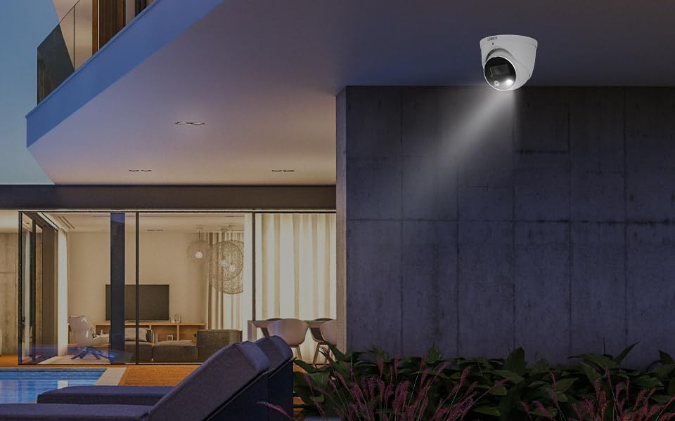 Miniatura 9 de Cámara de seguridad Lorex al aire libre 4K IP de Metal con cúpula adicional  Complemento para NVR  Detección de movimiento inteligente  Conversación