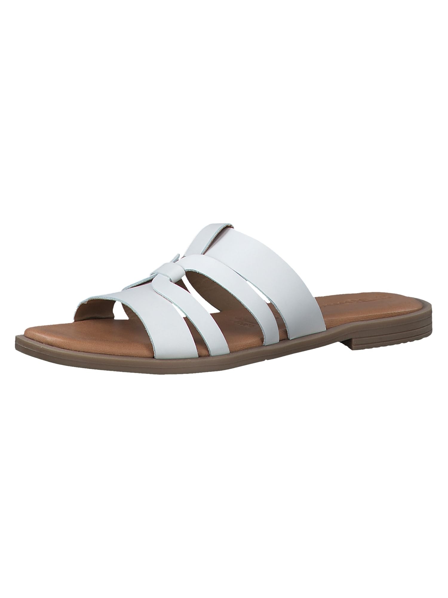 Tamaris Women's Mules, Women's Slippers, Touchit Footbed, White, 3.5 UK