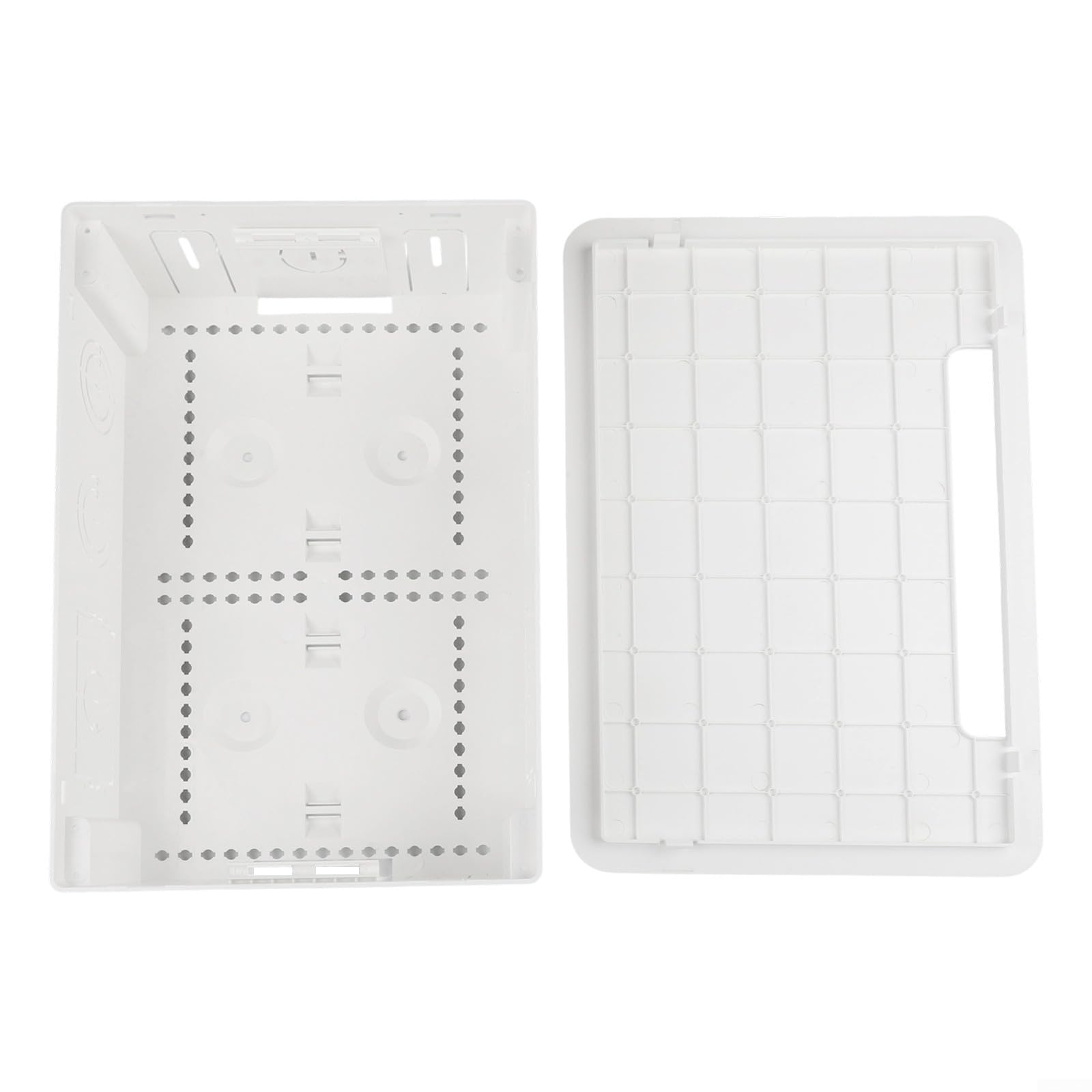 TV-Media-Box, strukturiertes Medien-Gehäuse, Standard, 40,6 cm, Nieten, verbergen Verlängerungsblöcke, 39 x 26,5 x 9,5 cm