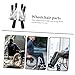 HAPINARY 2pcs Wheelchair Brake Accessories Replacement Kit Extend Handles Steel Plastic for Folding Wheelchair