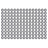 150 Stück Hochreflektierende Magnetische Reflektierende 3D 6 Mm Innendurchmesser, 10 Mm Außendurchmesser für Genaue TrackingPositionierung, Wiederverwendbare