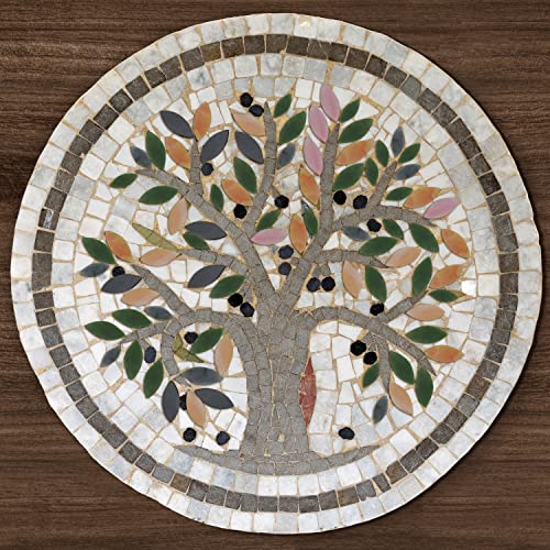 Mosaiksteine aus Glas in Blütenblattform für Bastelprojekte (100 Stück)