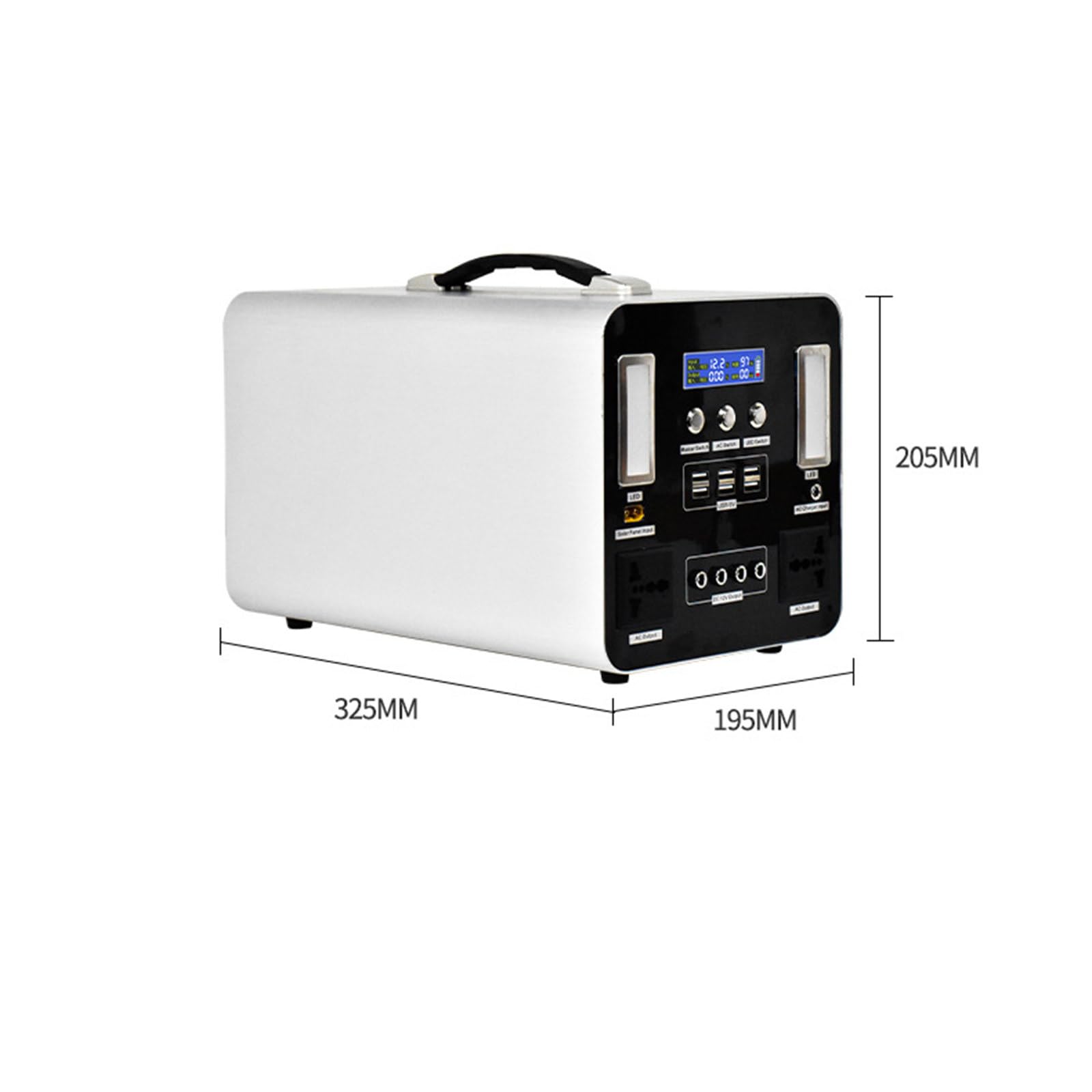 Batterie Portable Grande capacité 220 V, 1 000 W, pour Camping, randonnée, autonomie, Stockage d'énergie