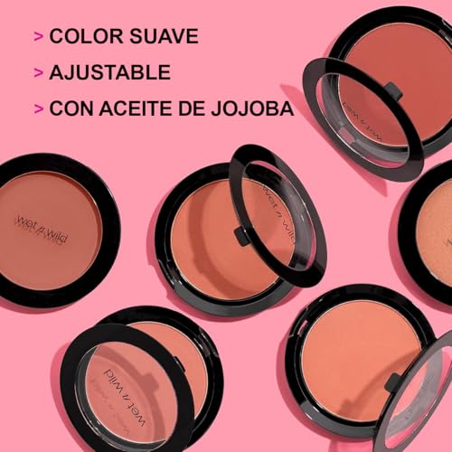 Image of wet n wild Color Icon Blush, Effortless Matte Natural Sheer Glow & Seamless Blend, Luxuriously Infused Smooth Jojoba Oil, Cruelty-Free & Vegan - Mellow Wine