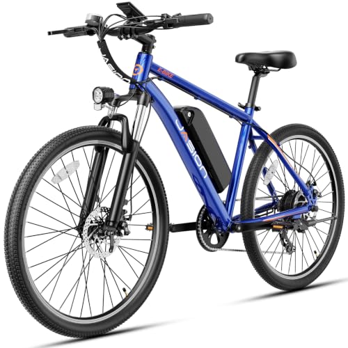 Jasion EB5 Electric Bike for Adults 26' tire with 1000W Peak Motor,Removable Battery Commuting...