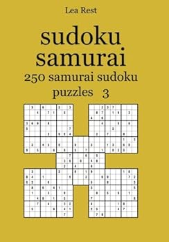 Paperback sudoku samurai: 250 samurai sudoku puzzles 3 Book