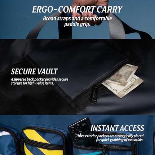 Image of Hundred Magnum Kit Bag | Large Capacity | Tough Polyester Build | Multi-Compartment Storage | Shoe Section | Comfortable Carry |Spacious Sports & Travel Gear Bag |Durable Material