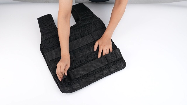 Gilet De Lestage 35 Kg Avec Poids Pour Jambes 6 Kg Et Bras 5 Kg – 32 Poches, Mesh Respirant, Réglable, Noir