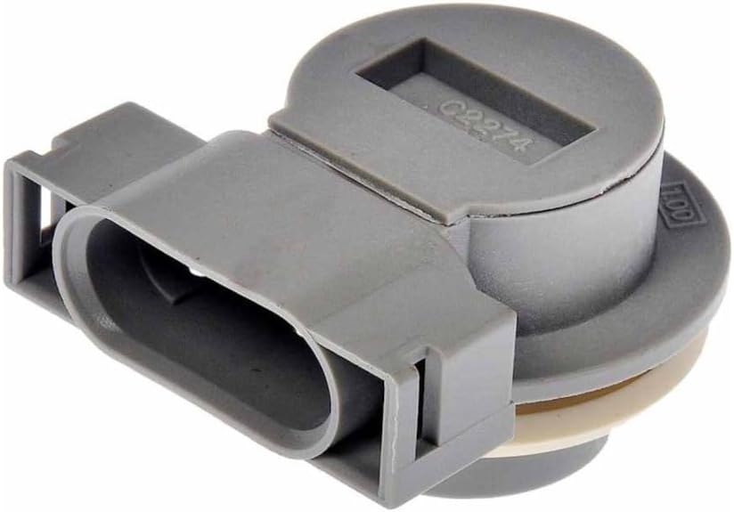 KarParts360 For Chrysler Imperial 1990 1991 1992 1993 Two Terminal Light Socket | Plastic | Socket Terminal Design | Female Terminal | 2.1 Inches Overall Length | Replacement For 4523105, 68060364AA