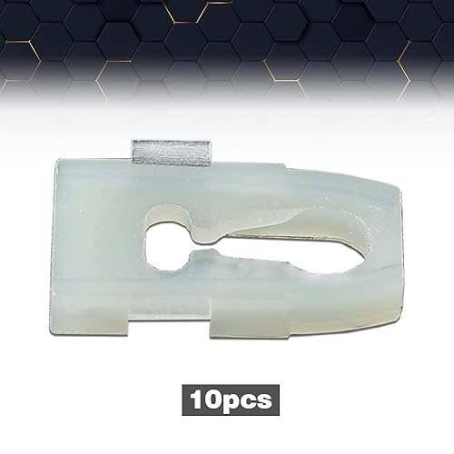 Miniatura 4 de PIT66 Clips de moldura de cinturón para guardabarros laterales de carrocería, 10 piezas compatibles con Dodge Ram 1977-1990