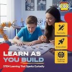 Softtube Bionic Garden EEL Robotic Arm Kit | Omni-Directional STEM Robot Toy | Battery-Free DIY STEM Engineering Toys for Kids and Teens | Gifts for Kids Age 10 and Up | Bilingual Manual | 297 Pieces