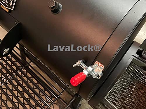 Lavalock® Clamps Compatible With Oklahoma Joe's Smoker Lid Latch Kit For Longhorn, Highland, 3 In 1 Cook Chamber Lid 2 Pack #TOP5